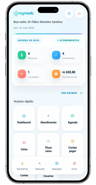 Aplicativo do profissional Mymedic